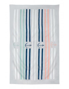 Echarpe de algodón con motivos marineros 2