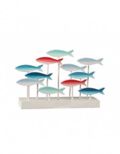Figura banco de peces marinos de colores