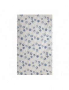 Mantel estampado objetos náuticos