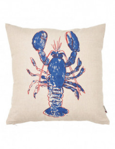 Cojín náutico langosta azul