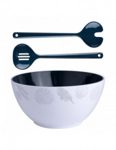 Ensaladera más cubiertos