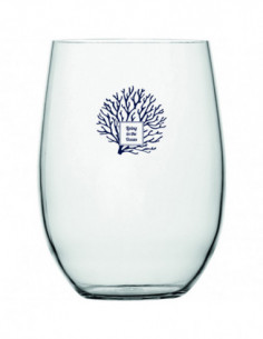 Vaso para refresco en material irrompible. 