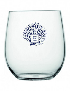 Vasos para agua en material irrompible. 