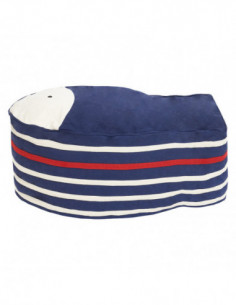 Puf pez marinero decorativo