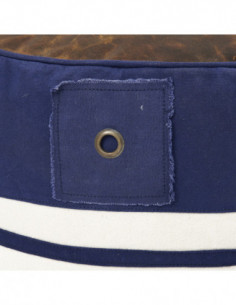 Puf a rayas marineras 2