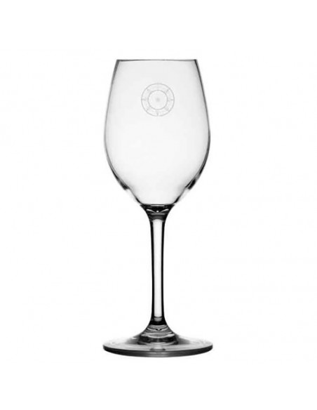 Copa de vino en color transparente