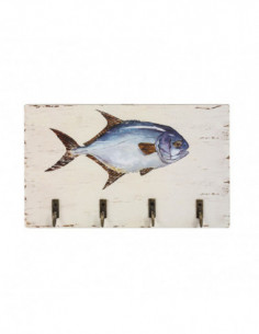 Cuelga llaves náutico con pez 2