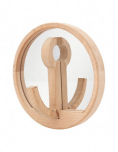 Espejo colgador de pared ancla de barco 2