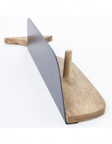 Estante marinero ballena de madera