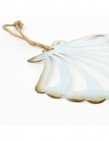 Concha colgante de pared de metal Concha colgante de pared de metal