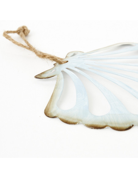 Concha colgante de pared de metal