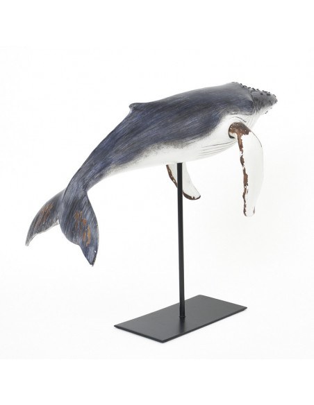 Figura marinera ballena de sobremesa