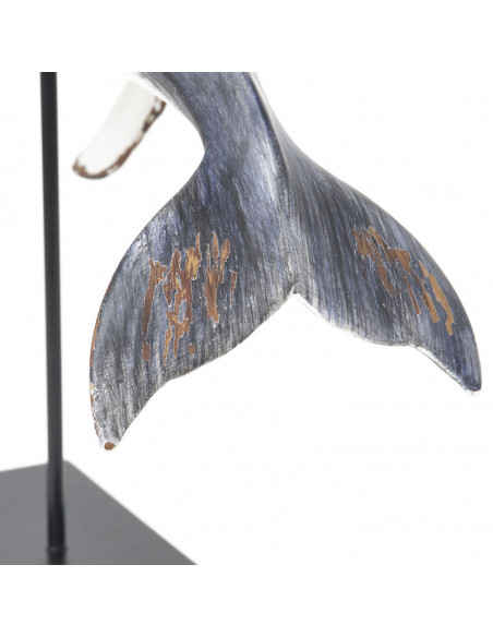 Figura marinera ballena con base