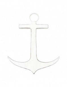Ancla blanca de metal