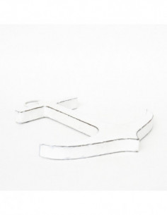 Ancla blanca de metal 2