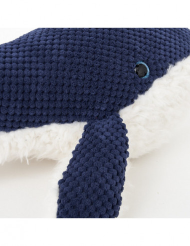Peluche ballena afelpada en algodón