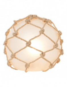 Lámpara boya con cuerda decorativa