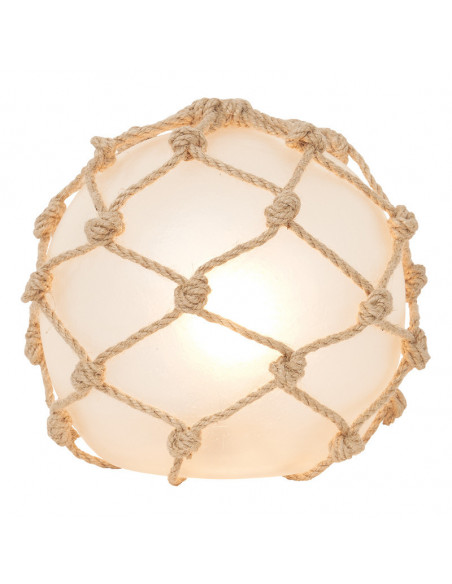 Lámpara boya con cuerda decorativa