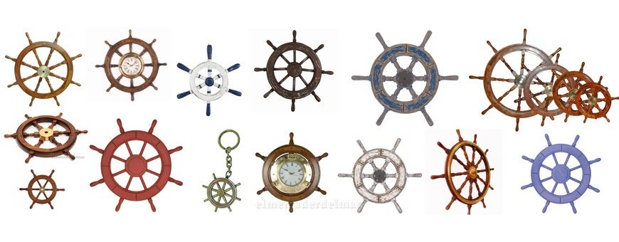 Timones decoración náutica y marinera comprar online  ruedas de timon